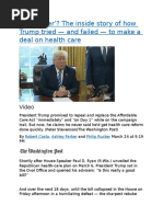 ‘The closer’ The inside story of how Trump tried — and failed — to make a deal on health care.docx