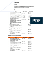 Tarif Layanan Bank Mandiri