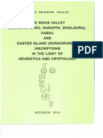 The Indus Valley, Kabul and Easter Island Inscriptions in The Light of Heuristics and Cryptology
