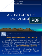 2.SSM Activitatea de Prevenire