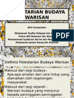 Pelestarian Budaya Warisan