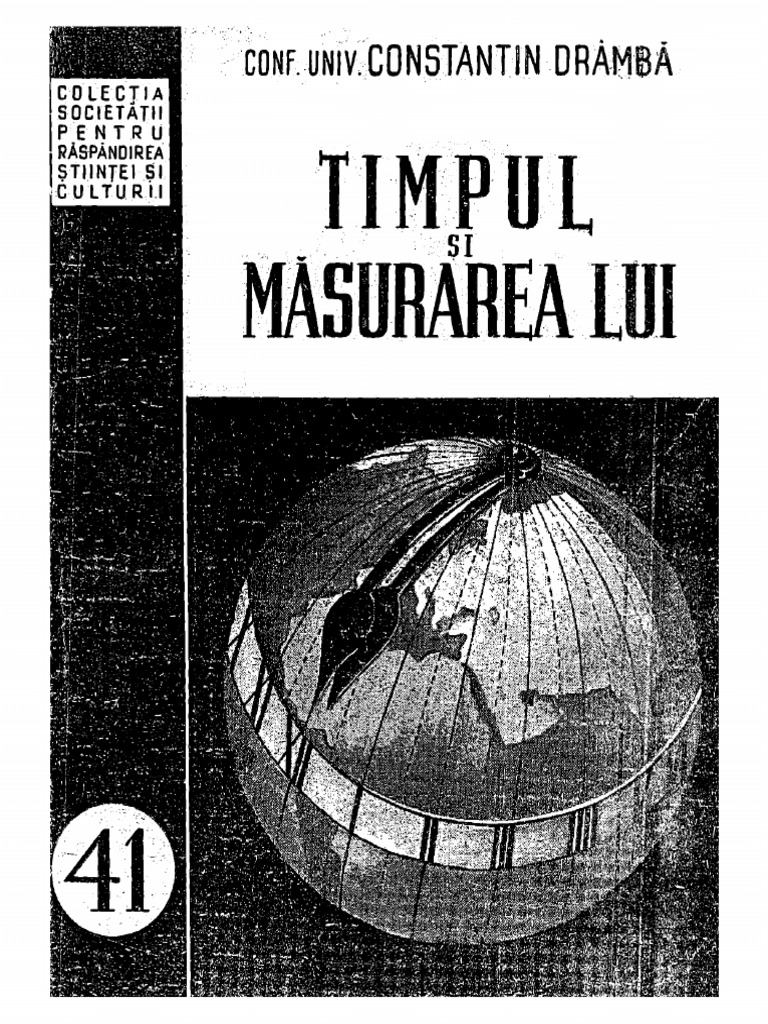 Constantin Dramba - Timpul Si Masurarea Lui | PDF