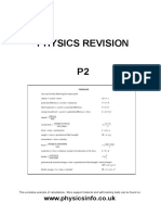 Physics Revision P2: WWW - Physicsinfo.co - Uk