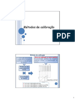 Métodos de calibração analítica