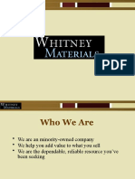 Whitney Materials