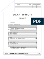 Solar 500LC-V excavator specifications