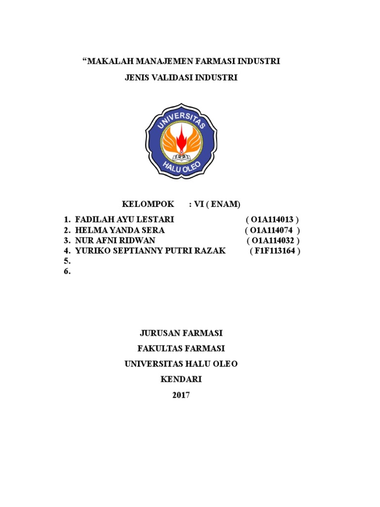 Makalah Manajemen Farmasi Industri