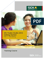 SDL Trados Studio 2014 Getting Started Part 1