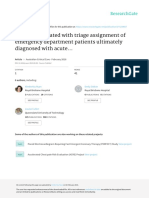 Factors Associated With Triage Assignment of Patients Ultimately Diagnosed With Myocardial Infarction 1