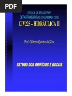 CIV225- Hidraulica_II_Orificios e Bocais