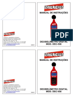 Decibelímetro DEC-500 Manual