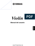 Manual del violín Yamaha