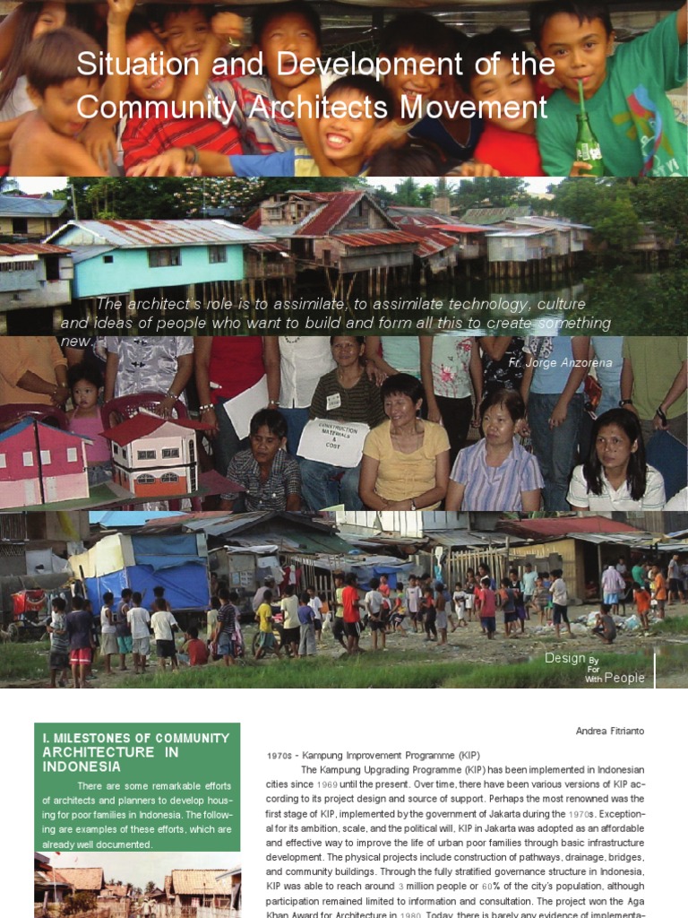 Community Architects Movement in Indonesia | PDF | Community | Design