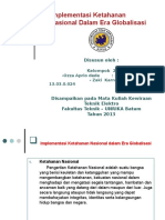 Tugas Presentasi Ketahanan Nasional Di Era Globalisasi