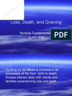 Loss, Death, and Grieving: Nursing Fundamentals Nurs B20