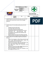 Daftar Tilik Penyimpanan Obat