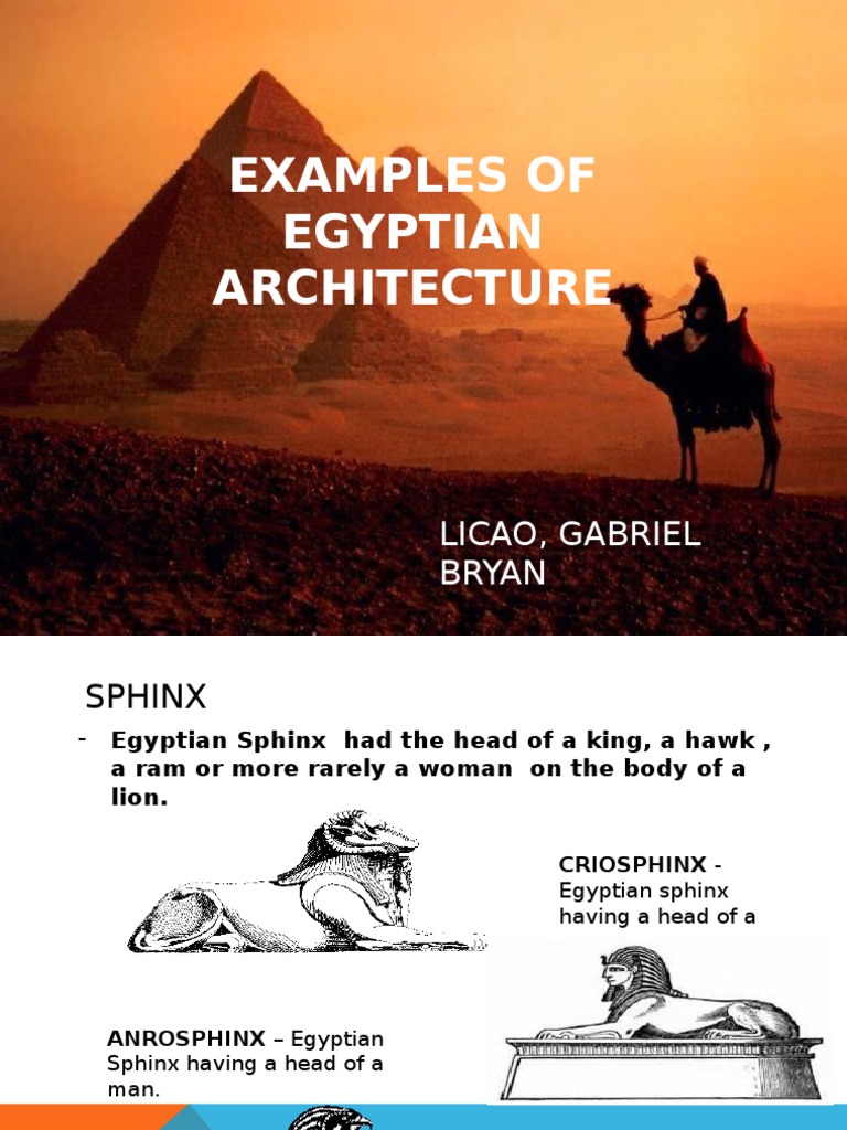 Egyptian Architecture Overview | PDF | Egyptian Pyramids | African ...