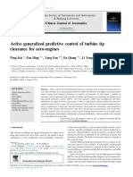 2013 Active Generalized Predictive Control of Turbine Tip Clearance For Aero-Engines