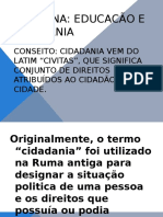 Educação e Cidadania