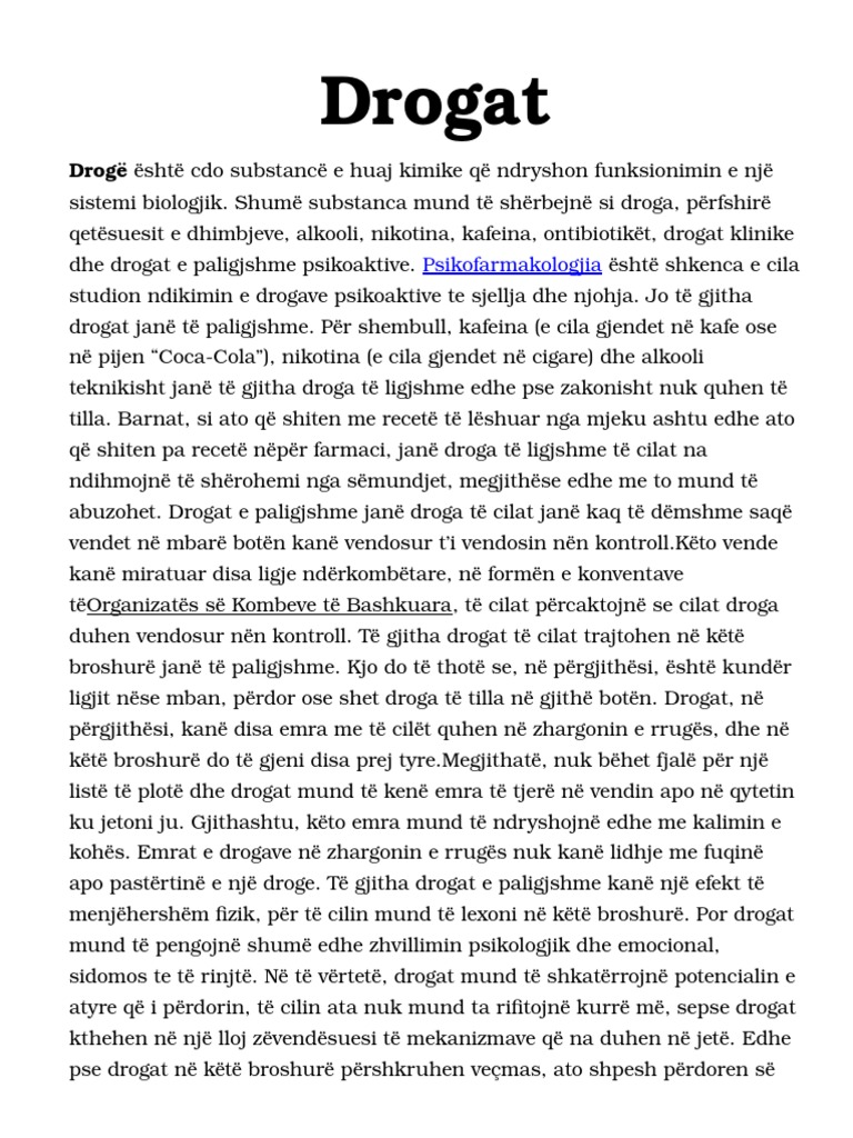 Drogat | PDF