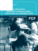 El Proyecto Educativo Institucional (U Andina Simón Bolívar)