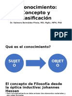 Conocimiento y su Clasificación