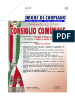 consiglio comunale del 30 marzo ore 1830