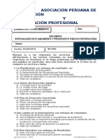 Examen de conocimiento sobre planificación y presupuesto público por resultados