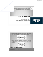 Leis de Kirchhoff para circuitos elétricos