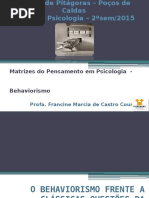 Eventos Privados - Questão Mente-corpo - Introspecção