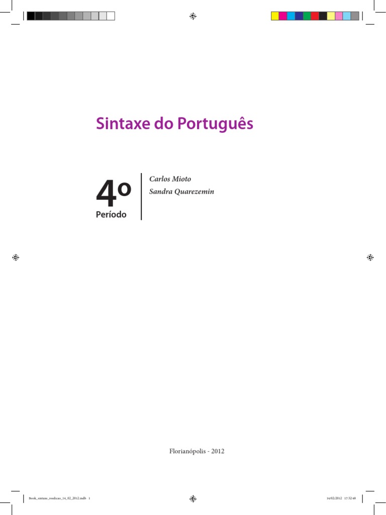 Manual de sintaxe do portugu s palavra predicado gram tica 