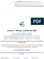 Lesson 1 - Monday, October 26, 2015: Si Quieres CONTRIBUIR Pulsa Entonces Agrega, Modifica o Sugiere Contenido