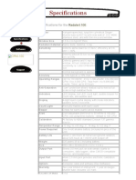 Specifications For The:: Radalert 100