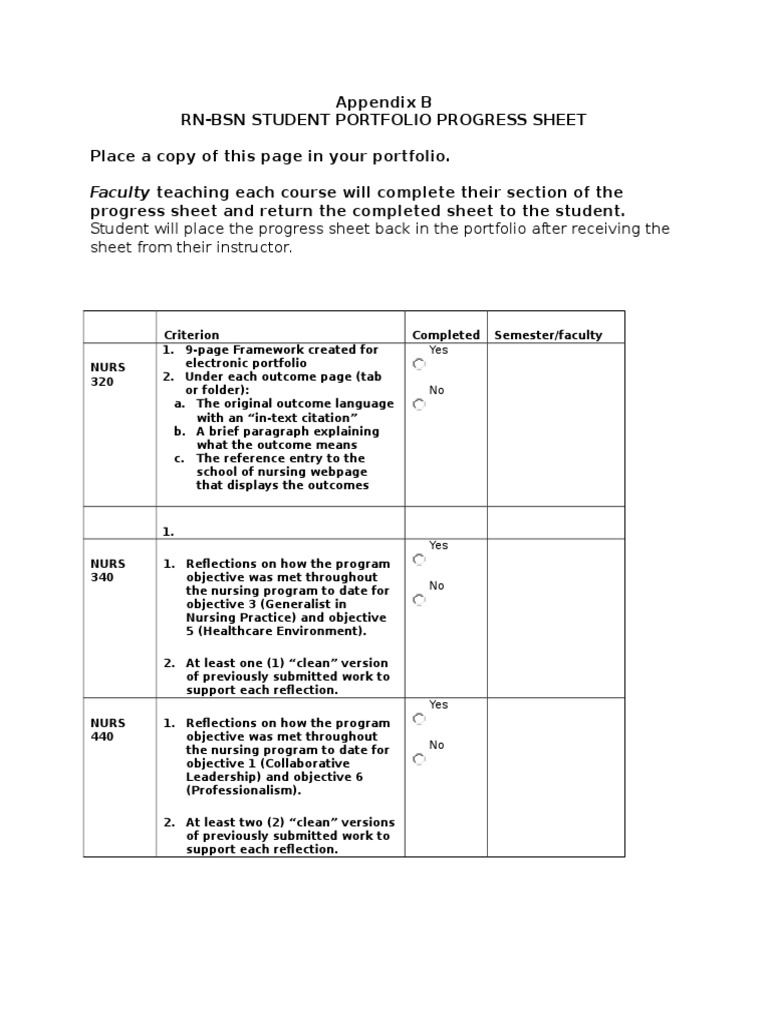 Appendix B-Portfolio Important | PDF | Health Care | Learning