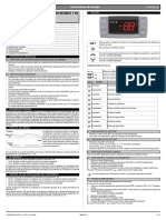 Instrucciones de manejo controlador digital con función de deshielo y ventiladores XR06CX