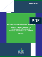 First 10 General Elections of Pakistan