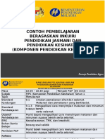 Contoh Pengajaran Berasaskan Inkuiri KSSR PJPK (Komponen PK - Tahun 1)