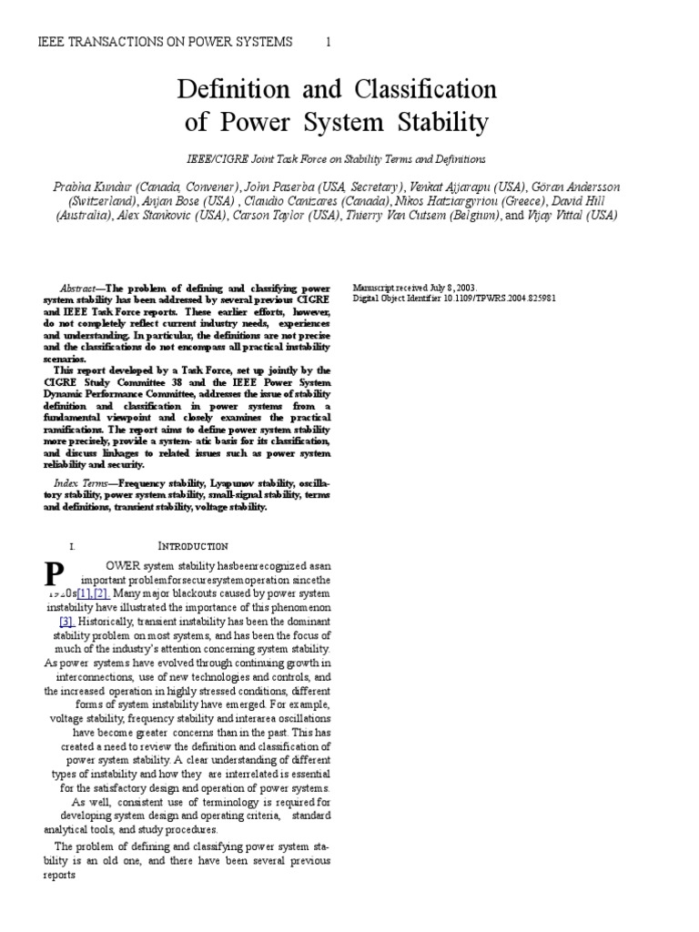 Definition and Classification | PDF | Electric Power System | Capacitor