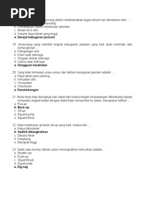 Kebugaran Jasmani