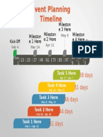 Event Planning Timeline: Mileston e 4 Here Mileston e 3 Here Mileston e 2 Here Mileston e 1 Here