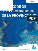 2016-04-Code Environnement Province Sud Avril 2016