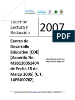 01 D.B - Taller de Lectura y Redacción I PDF