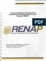 Funciones de Las Dependecias Del RENAP