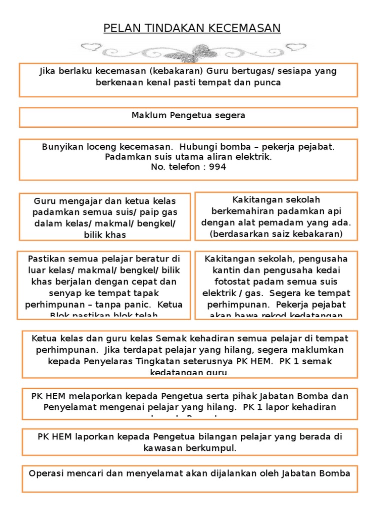Keselamatan Di Prasekolah