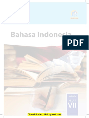 Download Buku Bahasa Indonesia Kelas 7 Dunia Sekolah