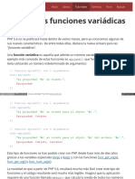 Tutorial Las Nuevas Funciones Variadicas de PHP