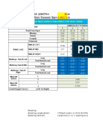 Bridge Length M COG Height From Transom Top M: Summary of Reactions at Abutment For Tank (Tons)