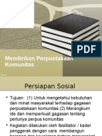 Mendirikan Perpustakaan Komunitas