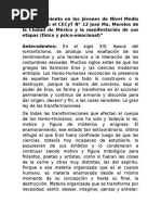 Enamoramiento en Los Jóvenes