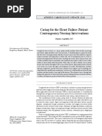 Caring For The Heart Failure Patient: Contemporary Nursing Interventions